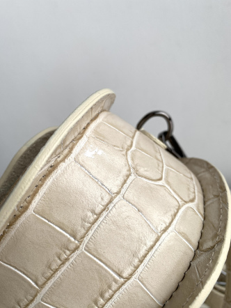 Сумка 0177 Молочный (кроко-кожа) (426)